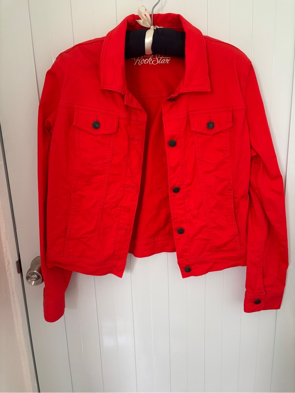 Old Navy Red Jean Jacket